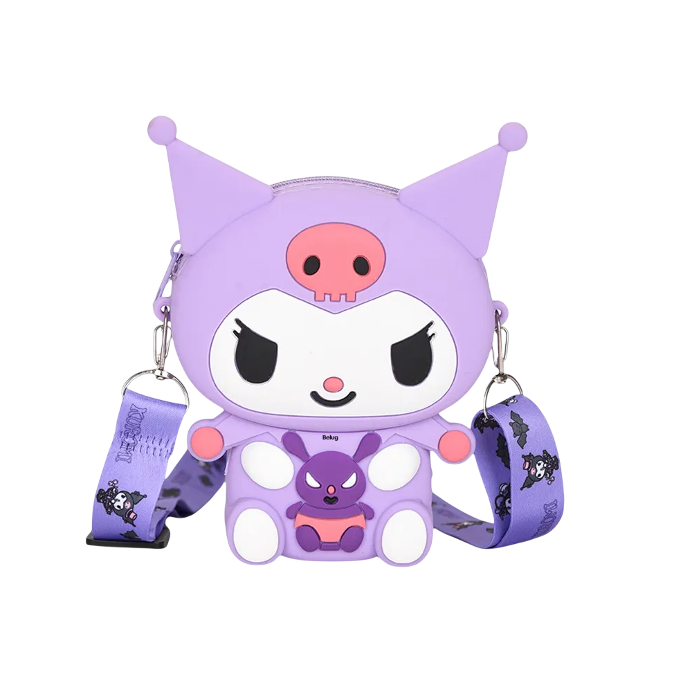 Foto 1 | Bolsa  Belug Kuromi Monedero Y 2llavero 3pz Morado