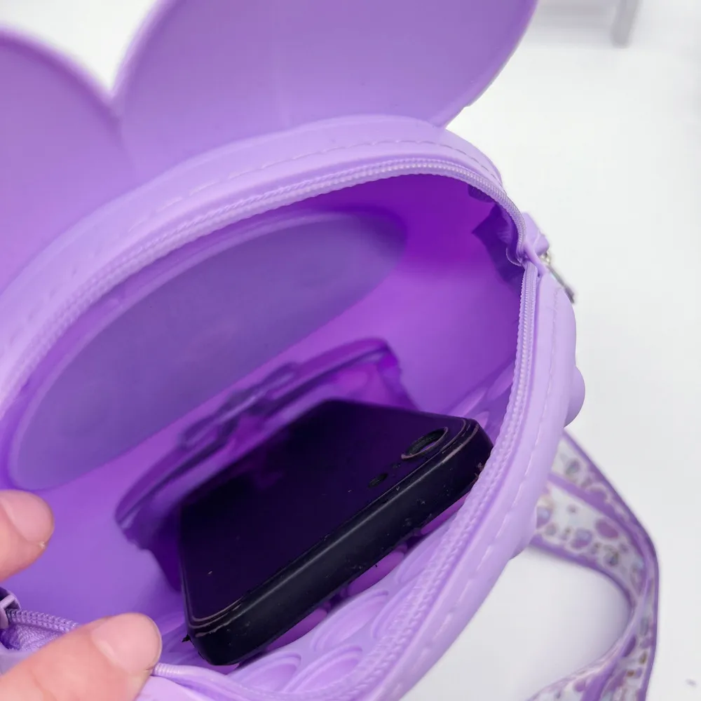 Foto 6 pulgar | Bolsa  Belug Kuromi Monedero Y 2llavero 3pz Morado