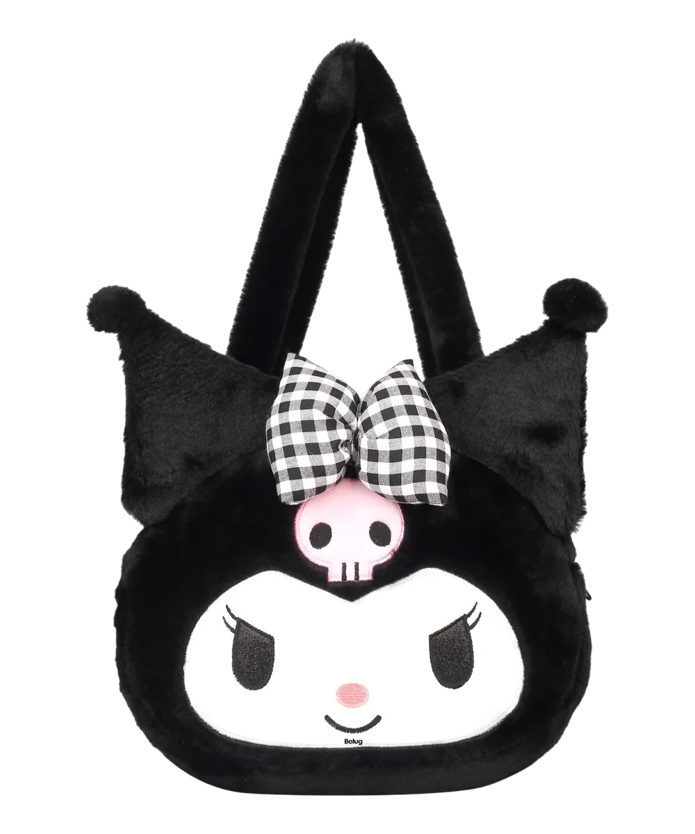 Foto 2 pulgar | Bolsa  Belug Bandolera Kuromi Negro