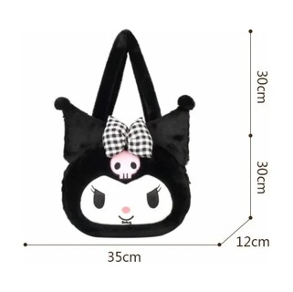 Foto 5 | Bolsa Belug Bandolera Kuromi Negro