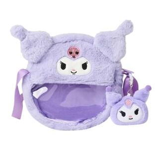 Foto 1 | Bolso Belug Cruzado Transparente Kuromi Morado