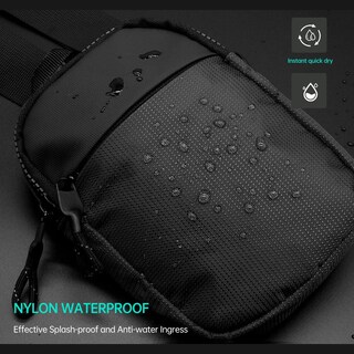 Foto 3 | Bolsa De Pecho Belug Impermeable Moda Calidad Negro