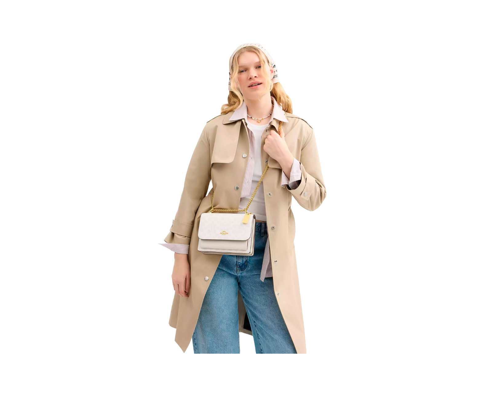 Foto 5 pulgar | Bolsa Coach Klare Crossbody Bag Cal29 Color Blanco