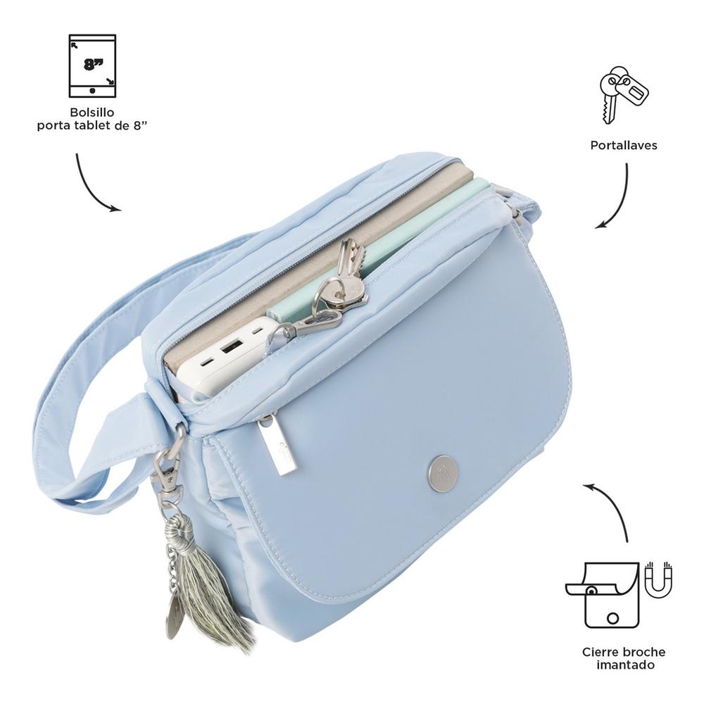 Foto 5 | Totto Bolsa De Dama - Mujer Crossbody Bandolera Cor2.0241 Azul