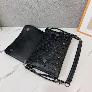 Foto 4 | Bolso Mujer Xtellar Diseño De Calavera Con Remache Color Negro