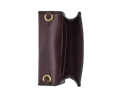 Foto 3 | Cartera Coach Mini Wallet On A Chain Signature Canvas Cz278 Color Café