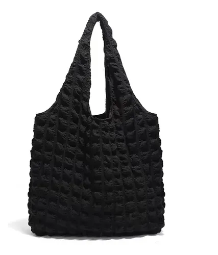 Foto 2 pulgar | Bolso Hombro Xtellar Bolsa Tote Mano Mujer Acolchada Cloud Burbujas