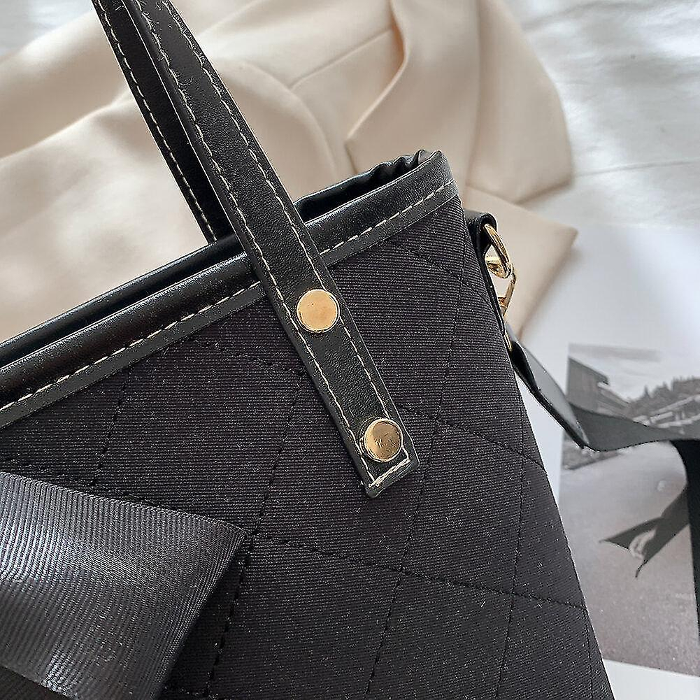 Foto 6 pulgar | Bolso De Hombro Huoguo Con Estampado De Celosía Para Mujer - Venta Internacional.