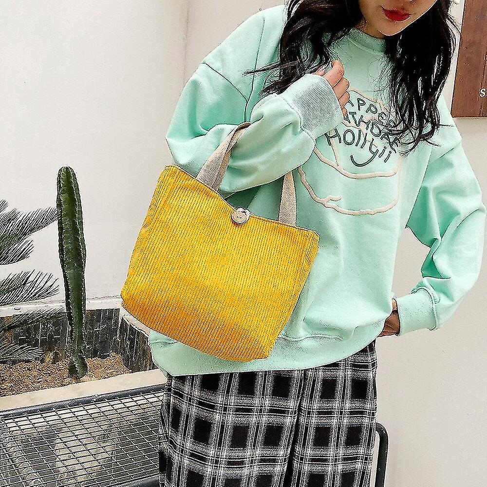 Foto 4 pulgar | Bolso Huoguo Corduroy Travel Tote Para Mujer - Venta Internacional.