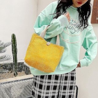 Foto 3 | Bolso Huoguo Corduroy Travel Tote Para Mujer - Venta Internacional.