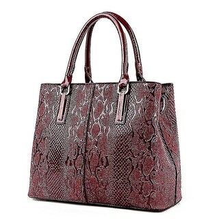 Foto 3 | Bolso De Hombro Libarrecy De Cuero De Lujo Para Mujer - Venta Internacional.