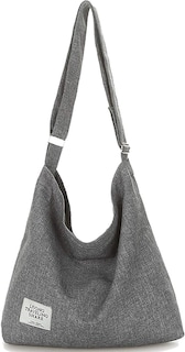 Foto 1 | Bolso Hobo Huoguo De Lona Para Mujer Bandolera Playa Y Viajes - Venta Internacional.