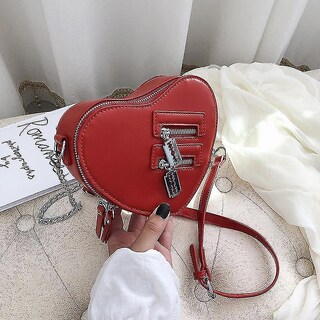 Foto 1 | Bolso Bandolera Huoguo Red Love En Forma De Corazón - Venta Internacional.