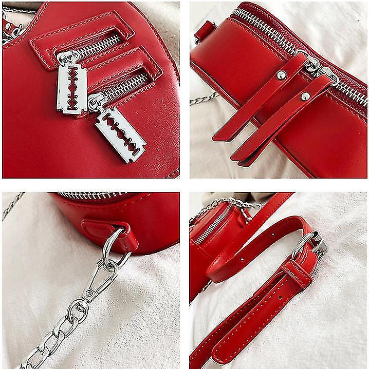 Foto 3 pulgar | Bolso Bandolera Huoguo Red Love En Forma De Corazón - Venta Internacional.