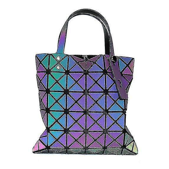 Foto 2 pulgar | Bolso Huoguo Monedero Geométrico Holográfico Para Mujer - Venta Internacional.