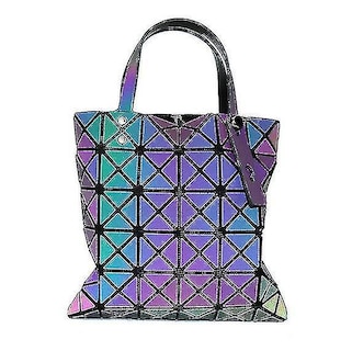 Foto 1 | Bolso Huoguo Monedero Geométrico Holográfico Para Mujer - Venta Internacional.
