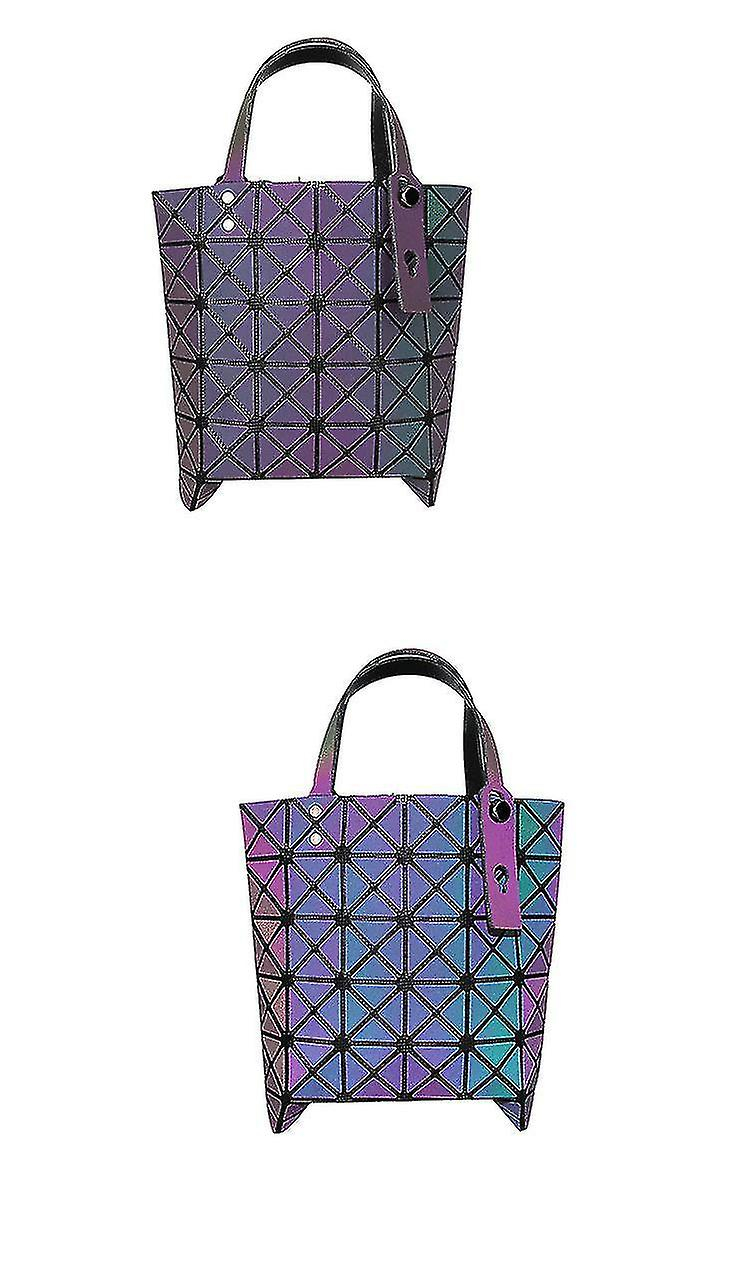 Foto 2 | Bolso Huoguo Monedero Geométrico Holográfico Para Mujer - Venta Internacional.