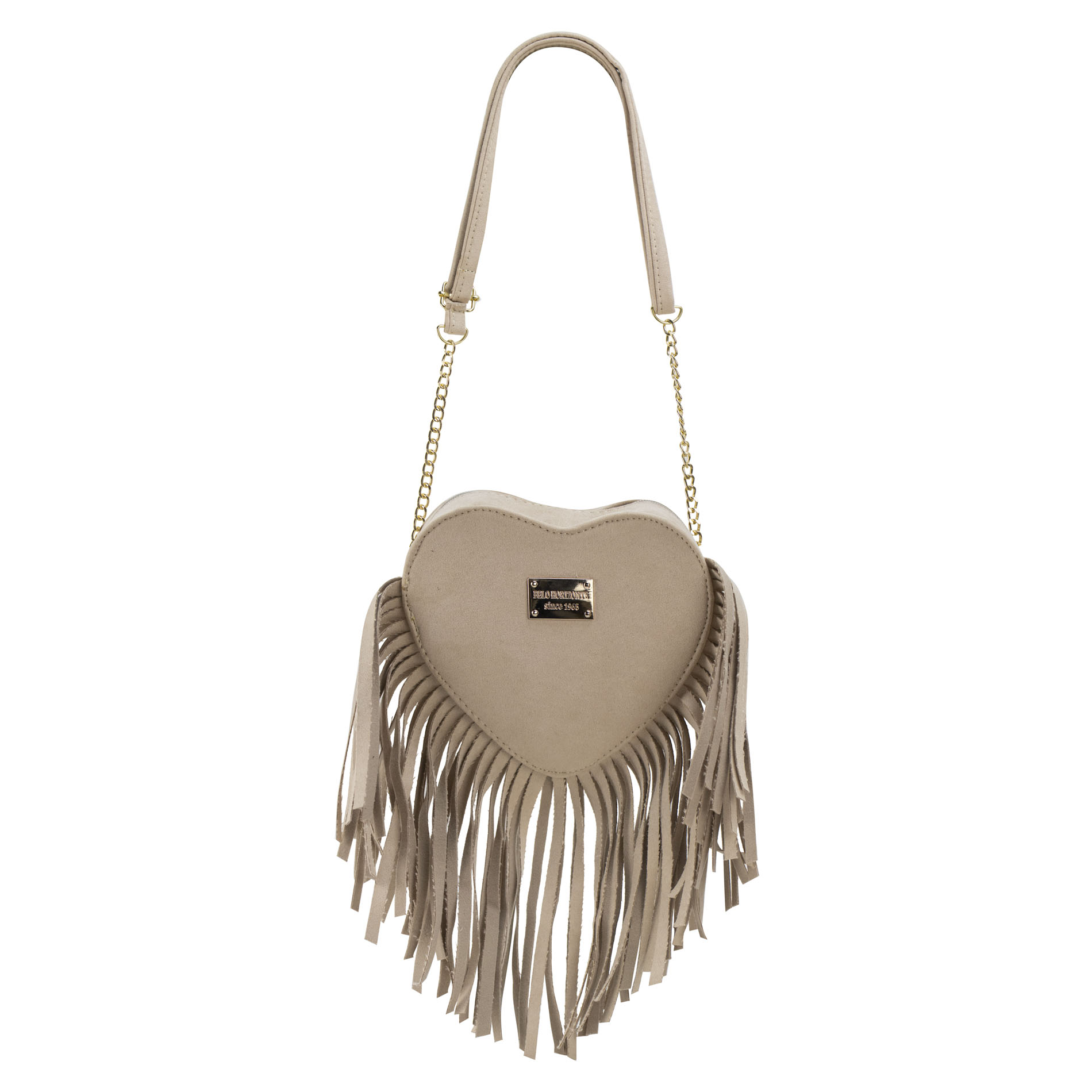 Foto 1 | Bolso Para Dama Arena Duarzno Barbas Sintetico Baby Yamilet Corazón Nueva Imagen