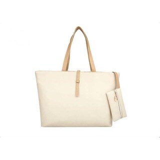 Foto 1 | Bolso De Mano Huoguo Blanco Para Mujer Cinturón Y Hebilla Bolso De Hombro De Piel Sintética - Venta Internacional.