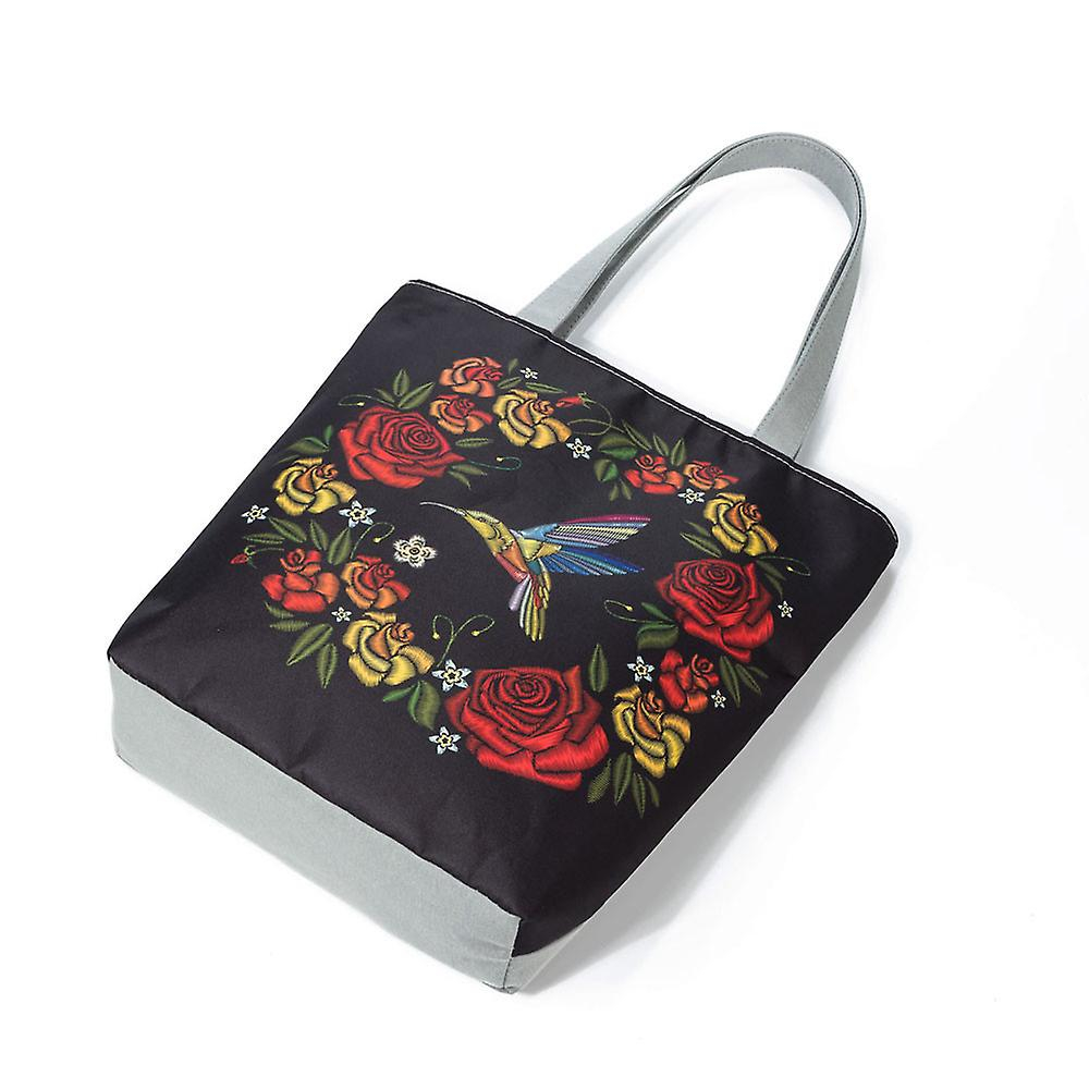 Foto 2 pulgar | Bolso Huoguo National Wind Canvas Para Mujer - Venta Internacional.