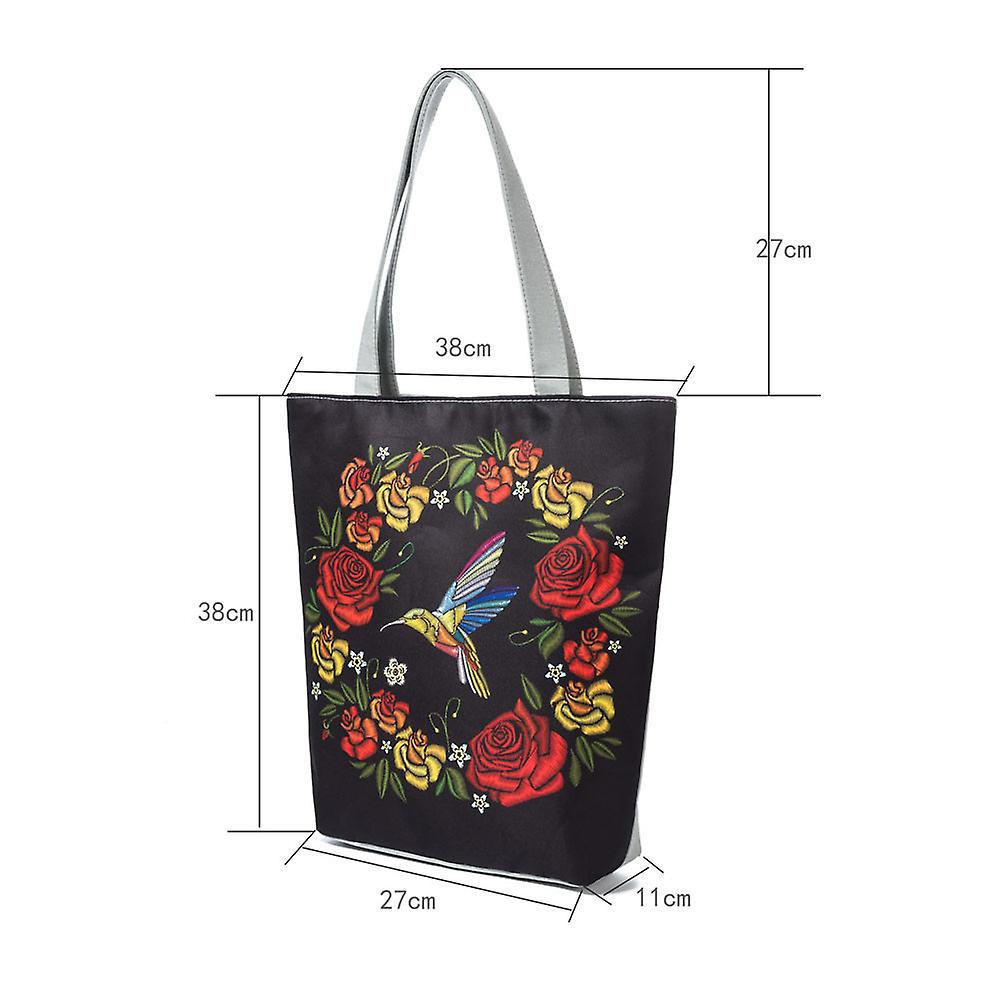 Foto 4 pulgar | Bolso Huoguo National Wind Canvas Para Mujer - Venta Internacional.