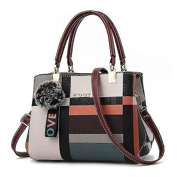 Foto 2 pulgar | Bolso De Mano Huoguo Crossbody De Piel Para Mujer  Color Burdeos - Venta Internacional.
