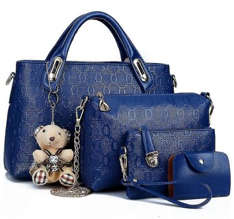 Foto 2 | Bolsos Huoguo Bandolera Blanca Cremosa De 4 Piezas Para Mujer - Venta Internacional.