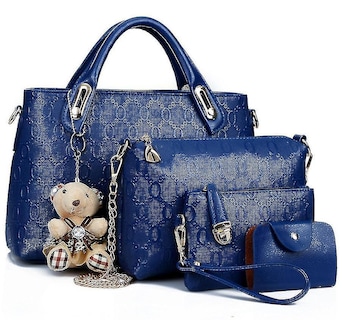 Foto 4 | Bolsos Huoguo Bandolera Blanca Cremosa De 4 Piezas Para Mujer - Venta Internacional.