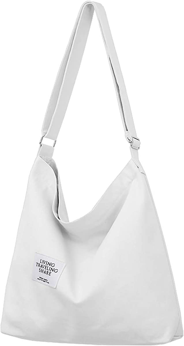 Foto 2 pulgar | Bolso Hobo Huoguo De Lona Para Mujer  Bandolera  Playa Y Viajes - Venta Internacional.