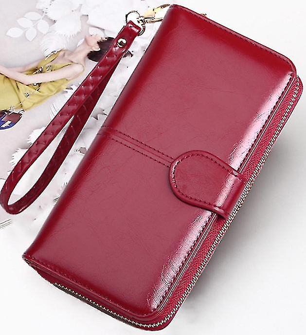 Foto 3 pulgar | Bolsos Huoguo  Carteras De Piel Para Mujer  Rojas  19 X 10 X 3 Cm - Venta Internacional.