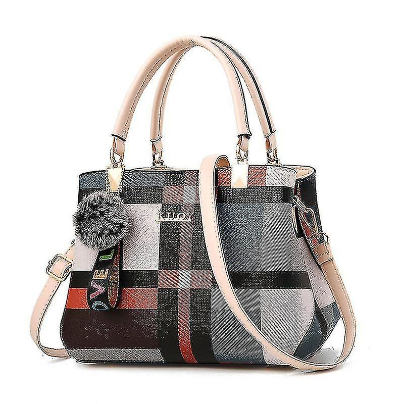 Foto 2 pulgar | Bolso De Mano Huoguo Para Mujer  Piel De Hombro  Color Rojo Brillante - Venta Internacional.