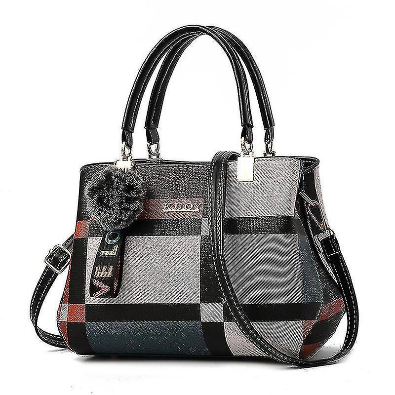 Foto 3 pulgar | Bolso De Mano Huoguo Para Mujer  Piel De Hombro  Color Rojo Brillante - Venta Internacional.