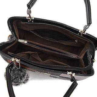 Foto 4 | Bolso Huoguo De Piel Para Mujer Color Marrón A Juego 27 X 12 X 19 Cm - Venta Internacional.
