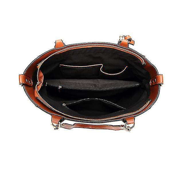 Foto 5 pulgar | Bolso De Mano Huoguo Moda Casual Para Mujer Para Fiestas Marrón - Venta Internacional.