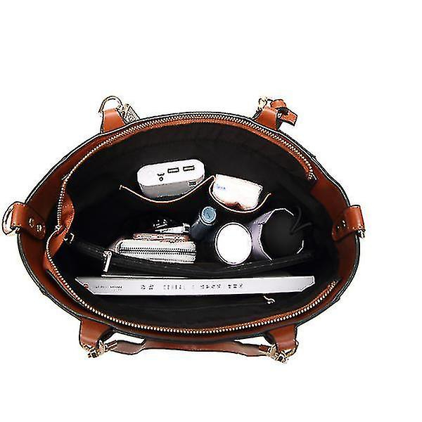 Foto 6 pulgar | Bolso De Mano Huoguo Moda Casual Para Mujer Para Fiestas Marrón - Venta Internacional.