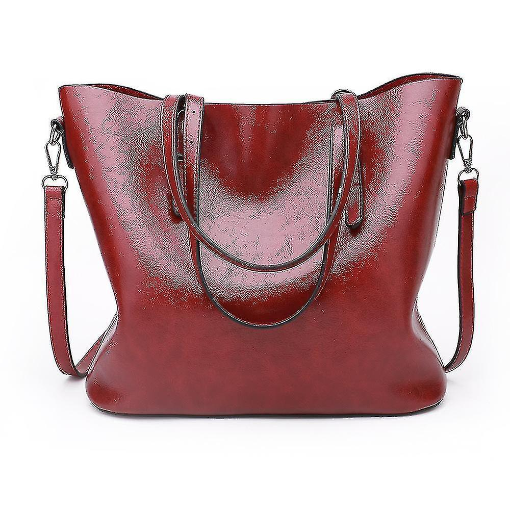 Foto 2 pulgar | Bolso De Mano Huoguo Lady Shoulder Messenger De Piel Sintética Rojo Vino - Venta Internacional.