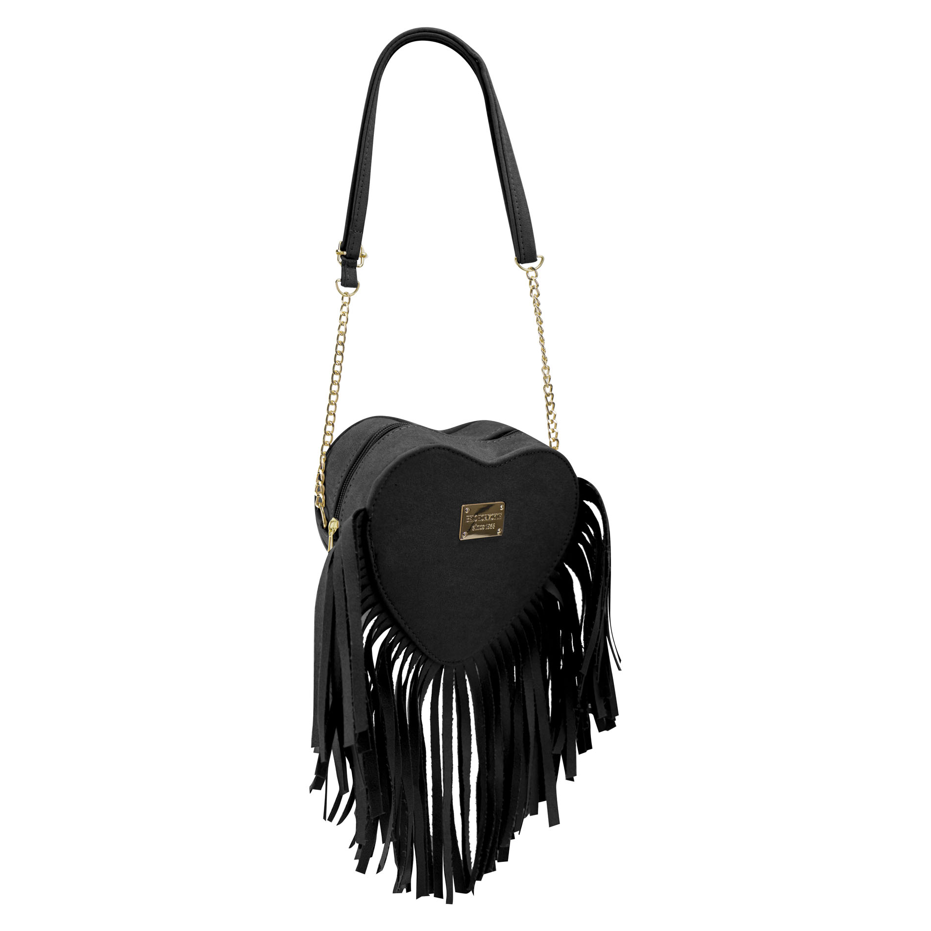 Foto 2 | Bolso Para Dama Negro Duarzno Barbas Sintetico Baby Yamilet Corazón Nueva Imagen