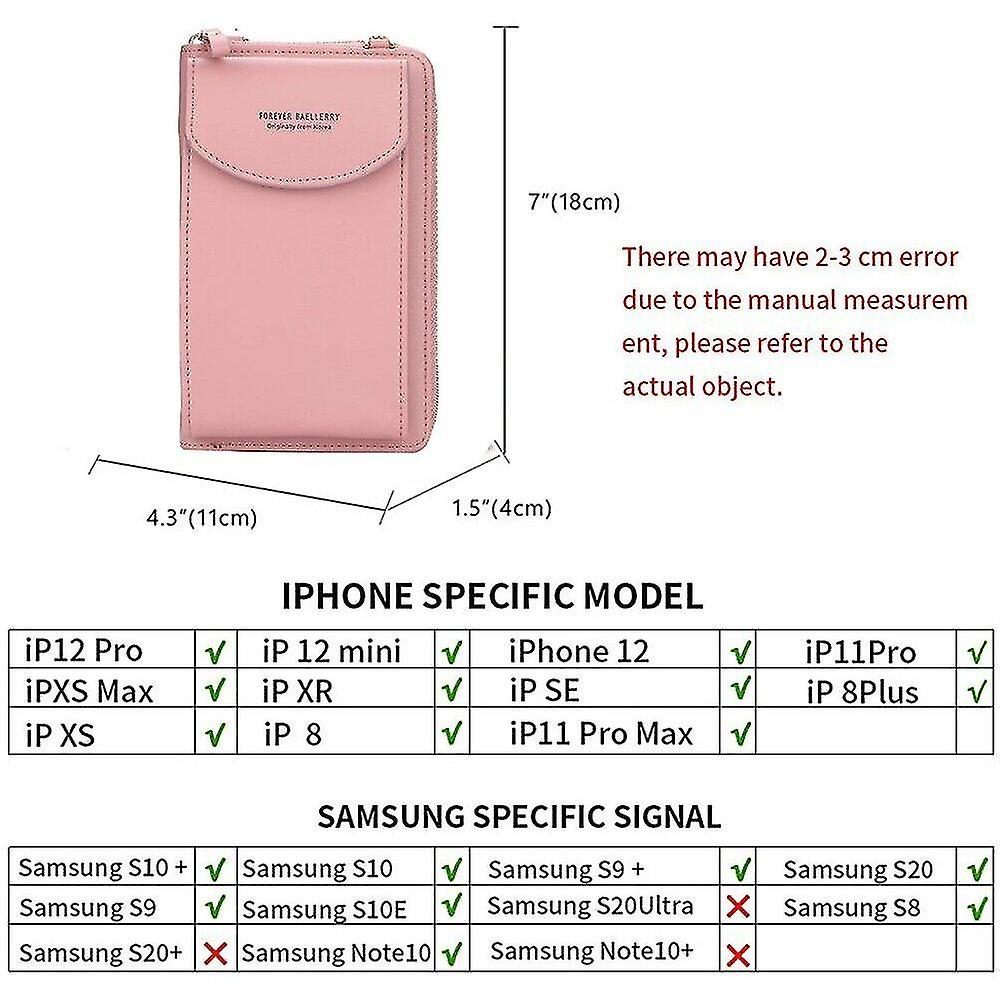 Foto 3 pulgar | Bolso De Mano Huoguo Pink Lady Para Teléfono Móvil  Tarjetero - Venta Internacional.