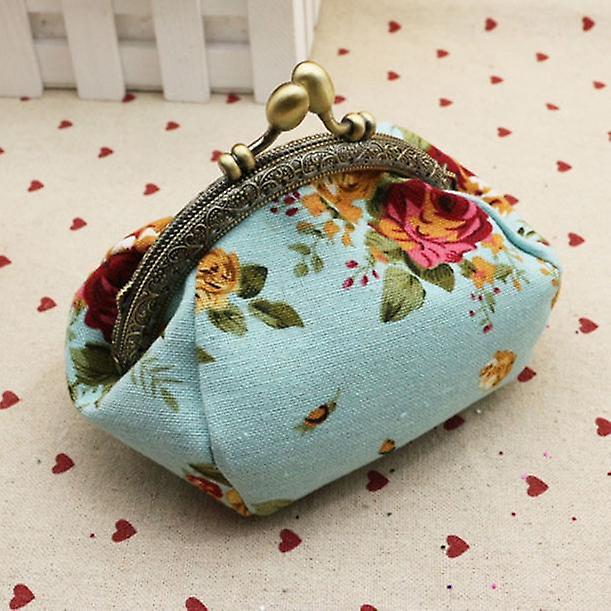 Foto 2 pulgar | Cartera Huoguo Para Mujer  Retro  Vintage  Con Flores  Poliéster - Venta Internacional.