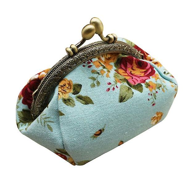 Foto 3 pulgar | Cartera Huoguo Para Mujer  Retro  Vintage  Con Flores  Poliéster - Venta Internacional.