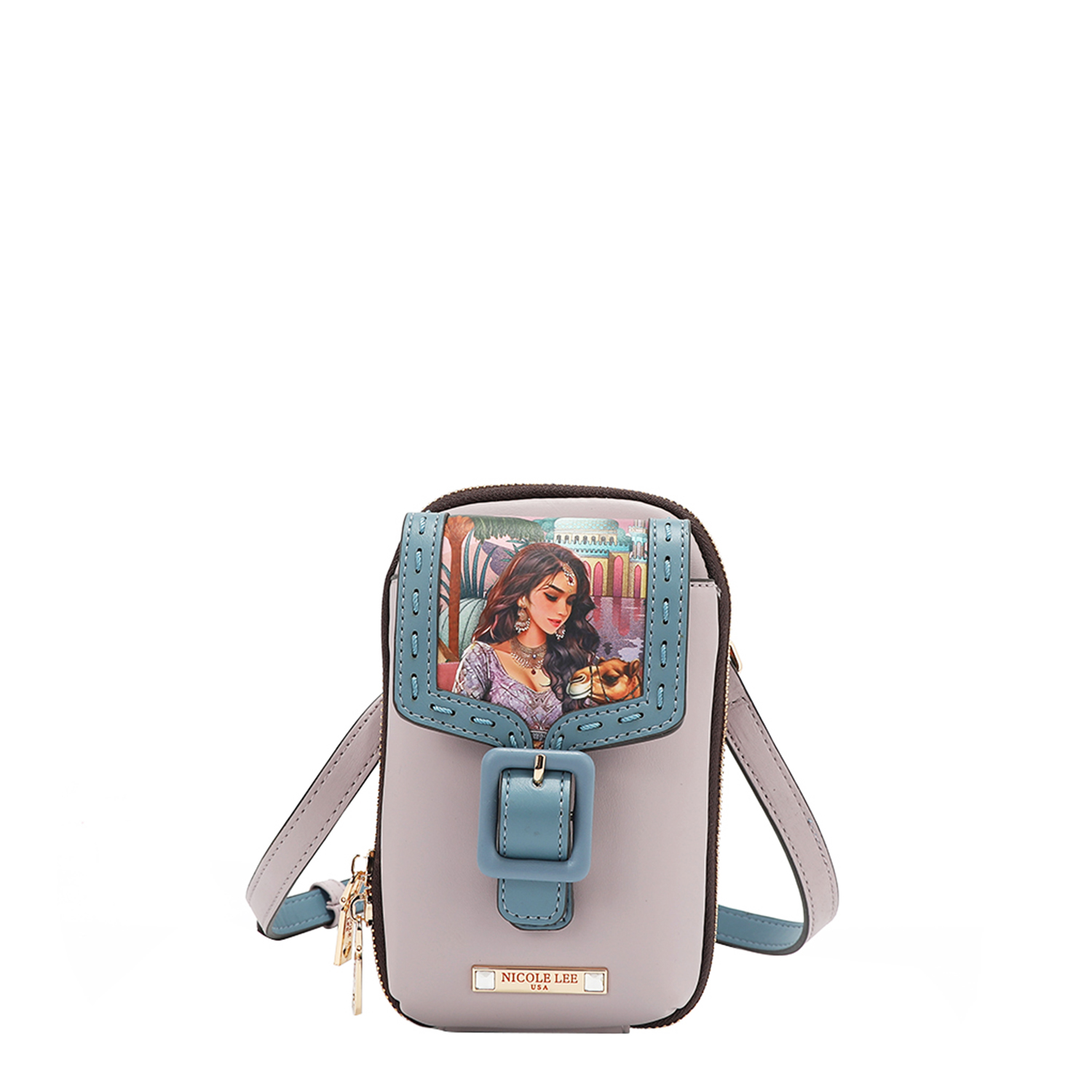 Foto 1 | Bolsa Crossbody De Nicole Lee Estampado Queen Cleopatra