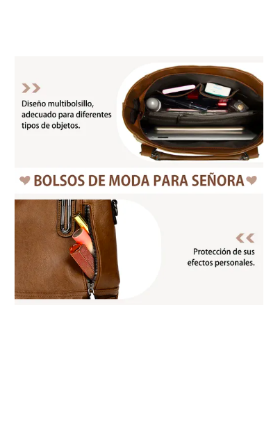 Foto 4 pulgar | Bolsas Xtellar Para Mujer De Cuero Pu Bandoleras Para Mujer De Moda