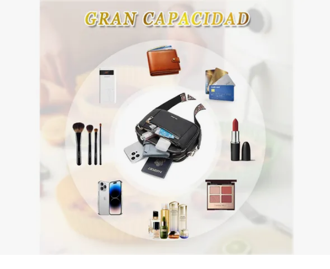 Foto 4 | Bolsa Dama Bolso Bandolera Crossbody