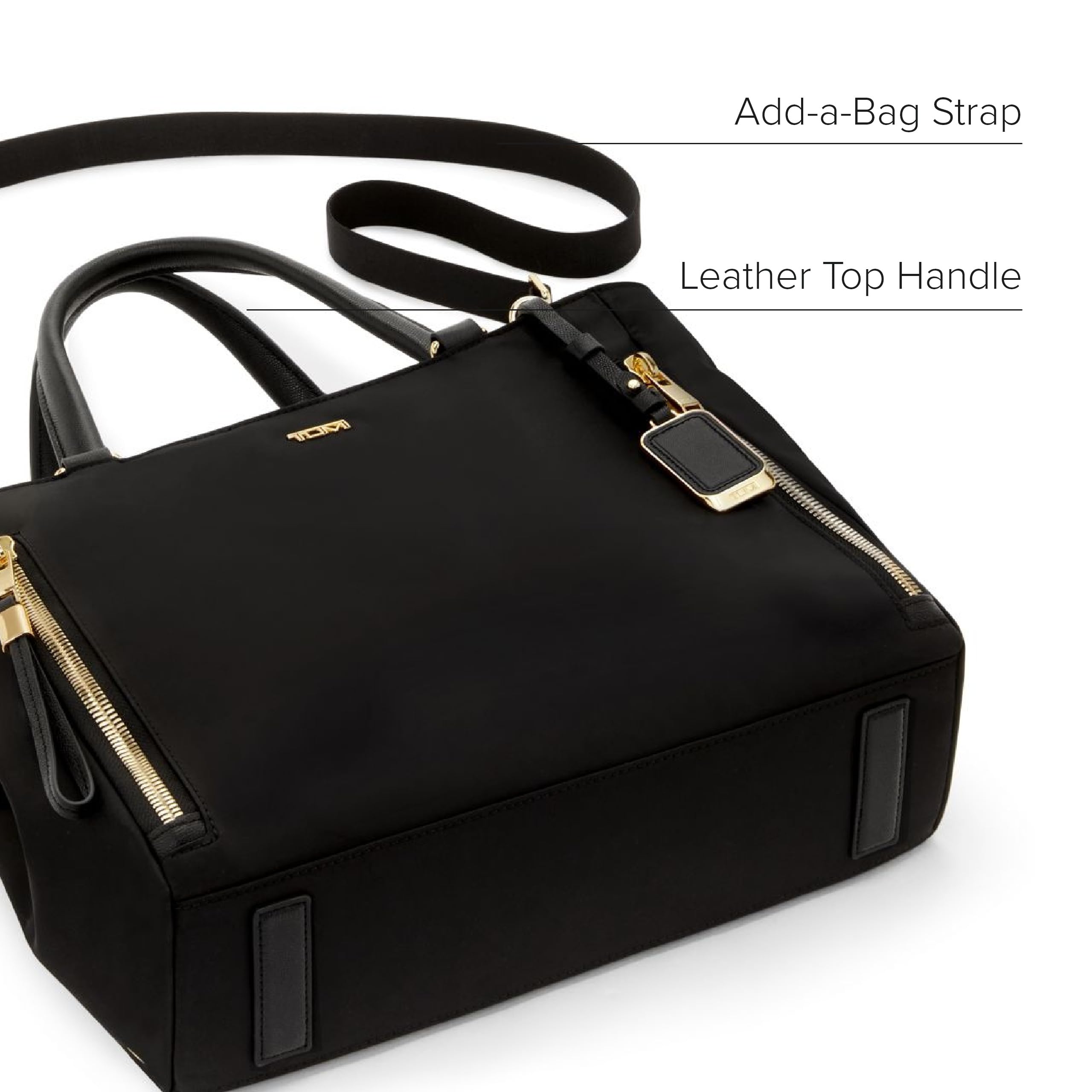 Foto 5 pulgar | Bolso Tumi Voyageur Valetta Para Mujer  Negro Con Detalles Dorados - Venta Internacional.