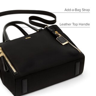 Foto 4 | Bolso Tumi Voyageur Valetta Para Mujer Negro Con Detalles Dorados - Venta Internacional.