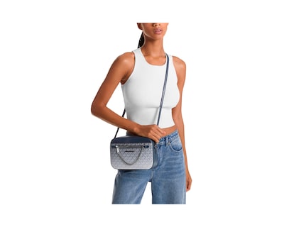 Foto 4 | Bolsa Michael Kors Jet Set Large Ombré Signature Logo Crossbody 35r5sttc9v Color Azul