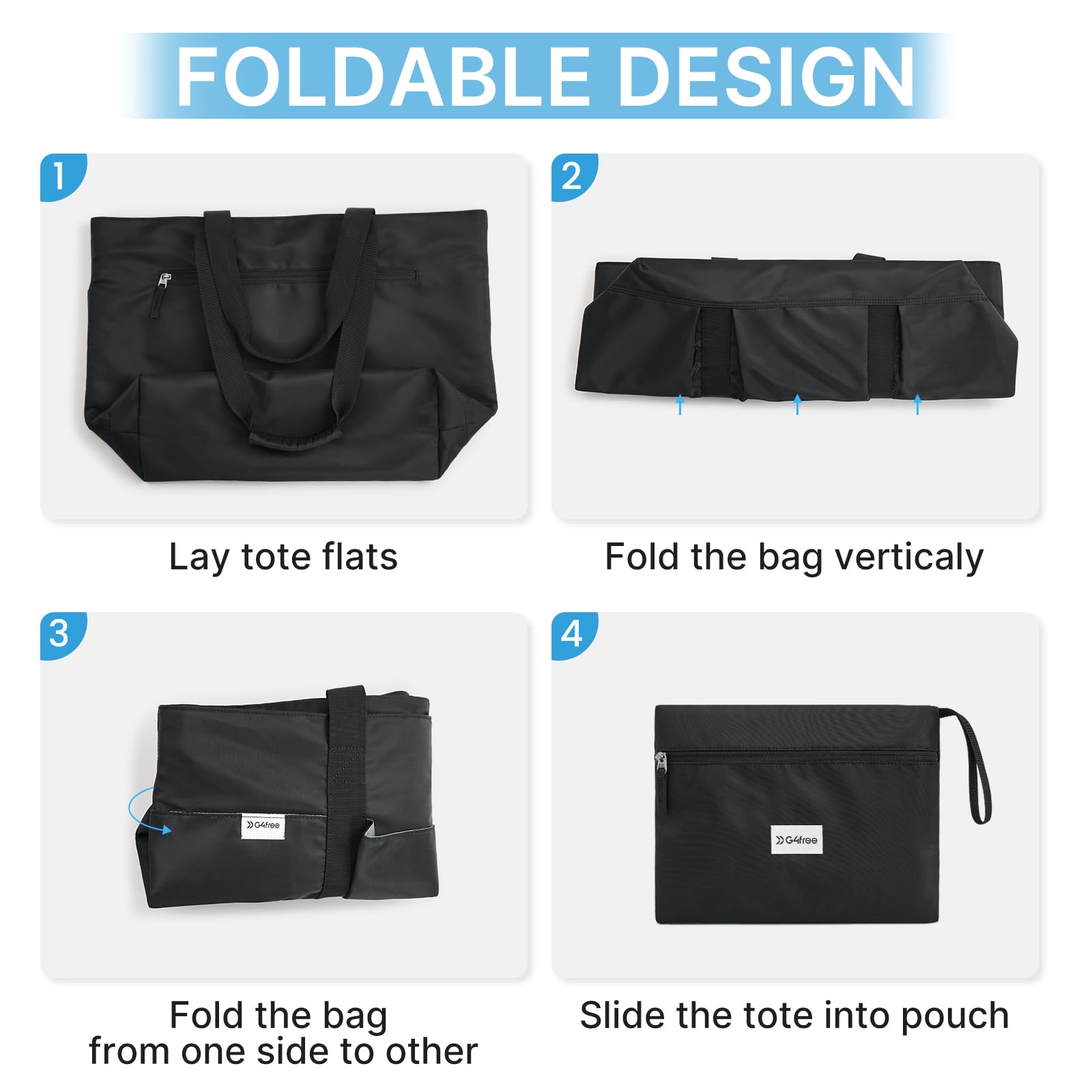 Foto 5 pulgar | Bolsa De Playa G4free  Impermeable  Para Piscina  35 Litros De Capacidad  Color Negro - Venta Internacional.