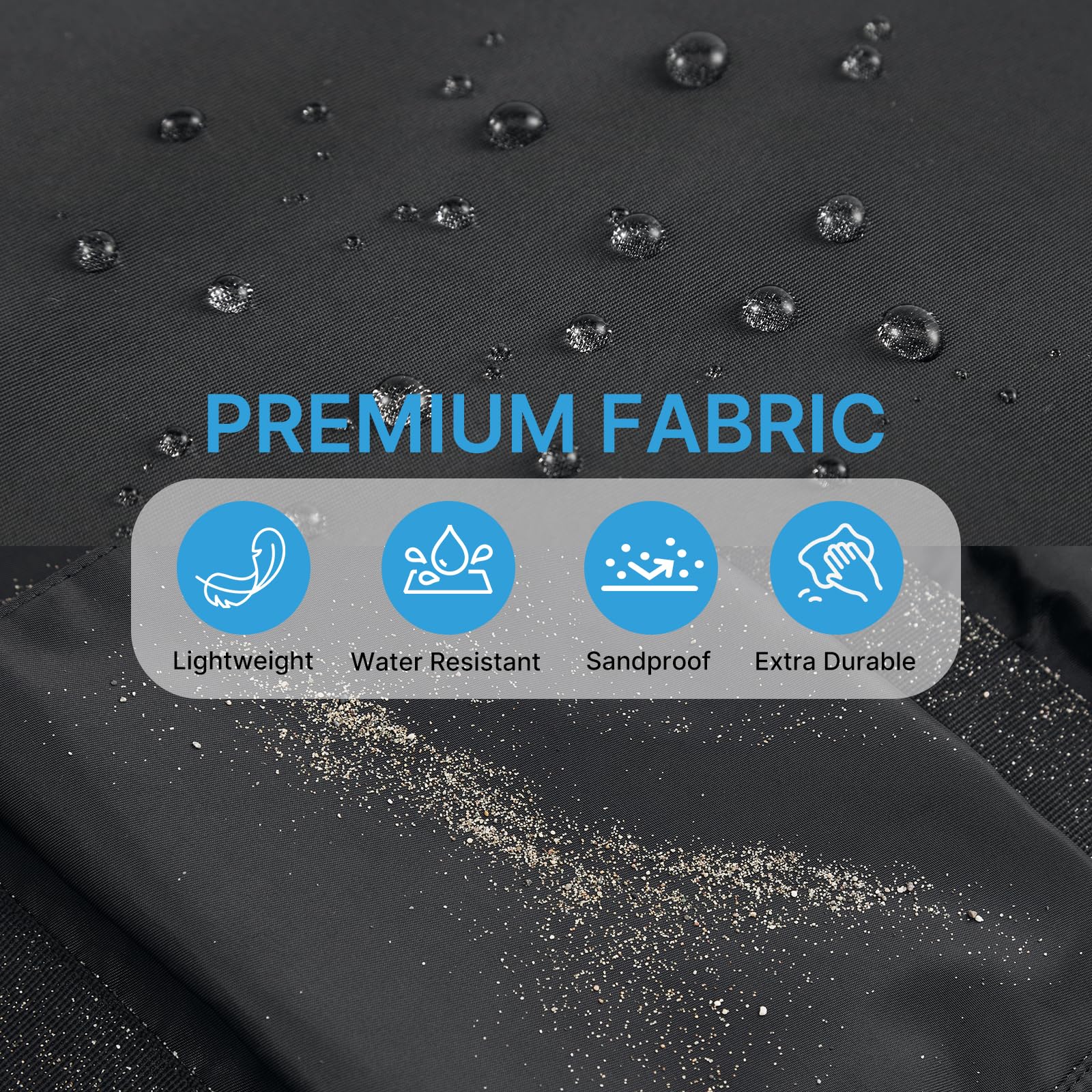 Foto 8 pulgar | Bolsa De Playa G4free  Impermeable  Para Piscina  35 Litros De Capacidad  Color Negro - Venta Internacional.