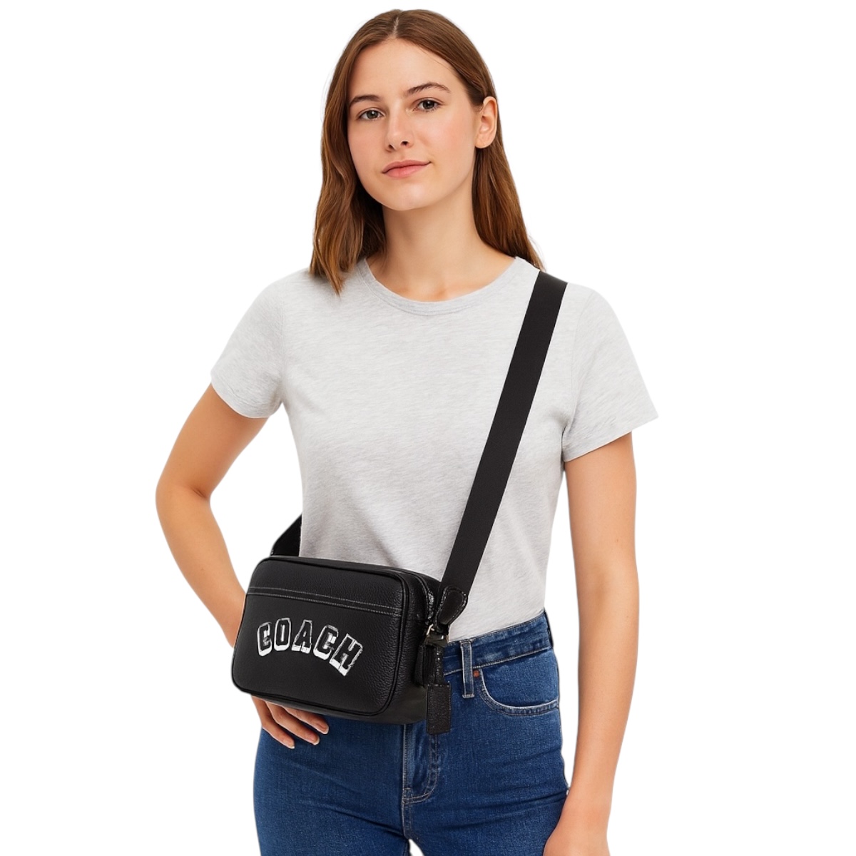 Foto 7 pulgar | Bolsa Crossbody Unisex Coach Charter Black