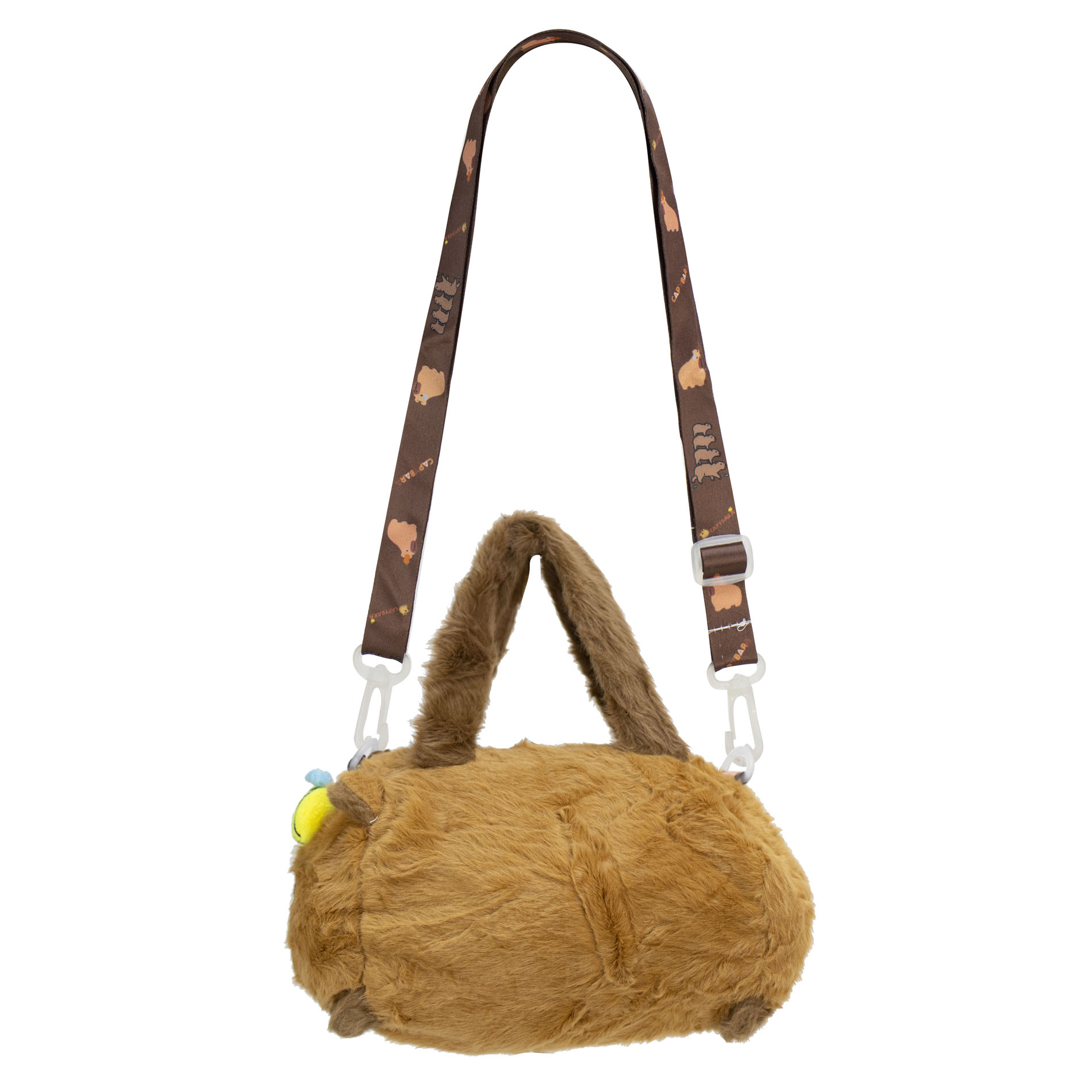 Foto 4 pulgar | Mariconera Para Dama Camel Peluche Capybara Abeja Sintetico Capybara Nueva Imagen